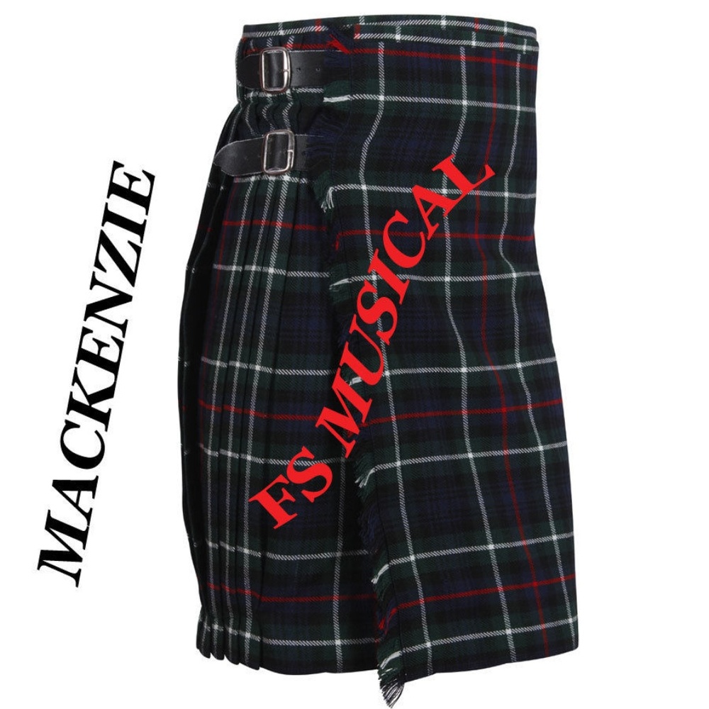 New Men's 5 Yard Scottish Kilts Tartan Kilt 13oz